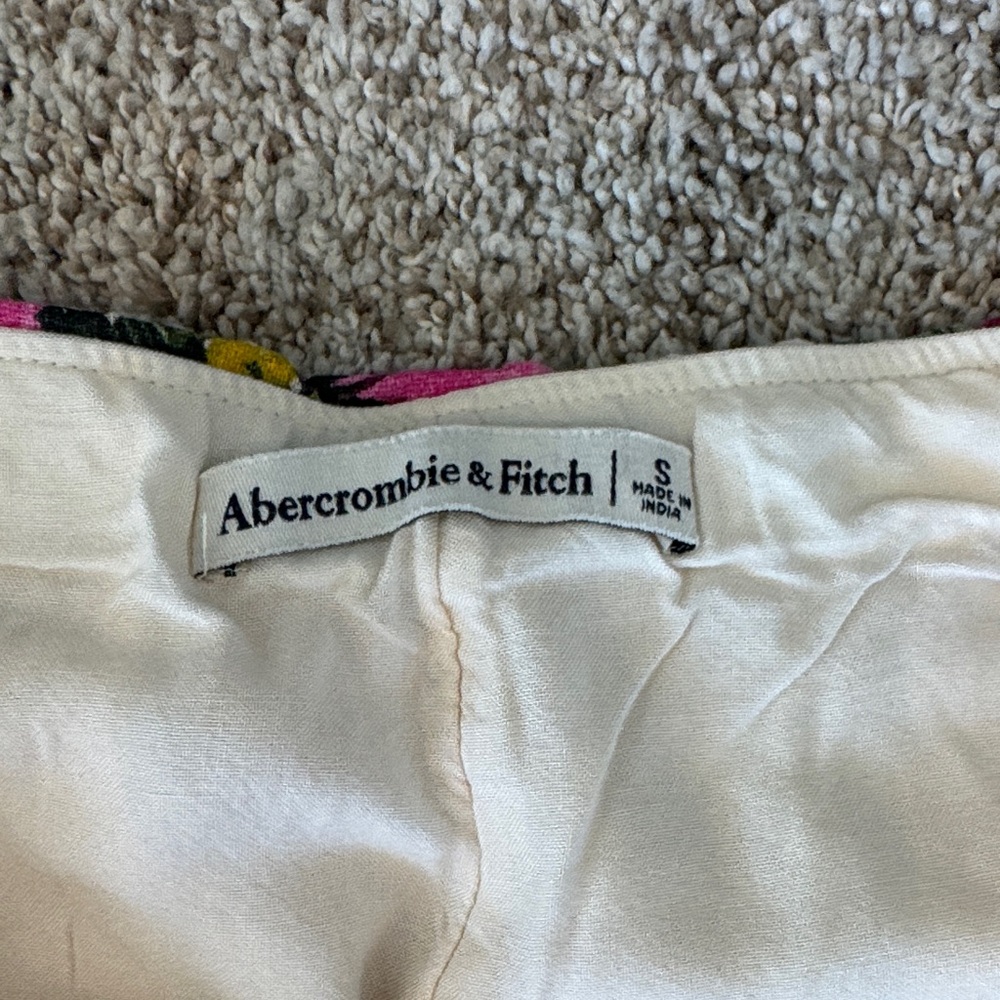 Abercrombie Scarlett Linen-Blend Wrap Mini Skort size Medium - Picture 4 of 5